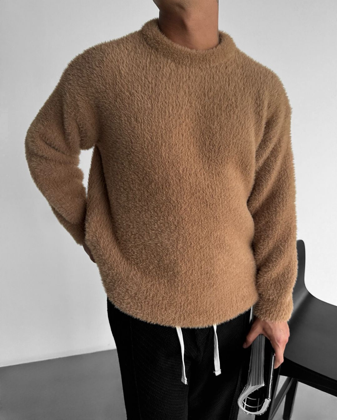 Kahve Dokulu Basic Kazak